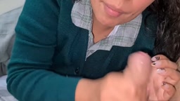 Big-Tit Latina Co-Ed Loves BDSM & Orgasms After Class