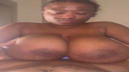 Huge ebony titfuck