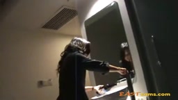 Asian Girl Uses a Bottle to Masturbate