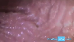 Close-Up Pussy Creampie on Webcam (Doggy Style)