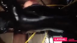 French Amateur Couple Has Kinky SM Sex Outdoors