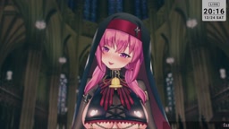 性夜はシスターと教会でハメまくり！なかにいっぱい精子ください……❤