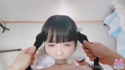 美女イラマチオ