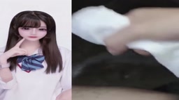 JKの白靴下でオナニー