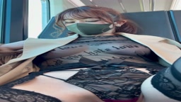 スタイル抜群美形お姉さんの露出散歩 前編