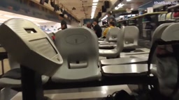 Bowling in a short skirt