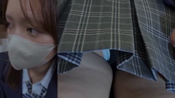 【電車内ち●ん】[触#11]清楚で綺麗なスレンダーJK