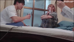 ギャラ宅飲みしてる娘と３Pプレイ