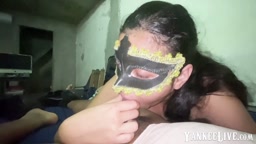 Mamada de mi novia morena después del gimnasio