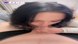 Titfuck cum in mouth