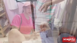 Lucky Guy Orders Delivery and Gets a Beautiful Big-Breasted Girl