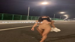 Night naked walk