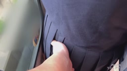 【電車内ち●ん】[忍射#07]生娘に触りとぶっかけ。車内にて。