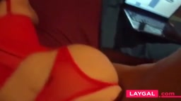Miss Lingerie Offers Her Butt to a Lucky POV Viewer