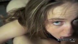 Cute Amateur Girl Earns a Huge Facial Reward