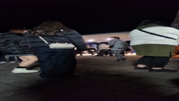 Toilet queue desperation