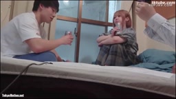 ギャラ宅飲みしてる娘と３Pプレイ