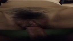 【スマホ撮り】剛毛人妻とセックス