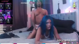 Ebony slut get load of cum on ass after hard BBC pounding live at sexycamx