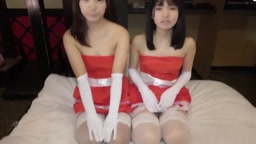 無）かわいいサンタと夢の３P