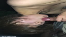 カップルのフェラ撮り