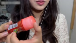 ASMR Lick the roller dessert