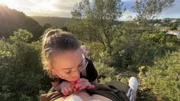 Strangers Join Us for a Public Blowjob