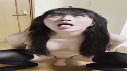 地味カワ 白目アヘ顔ディルド