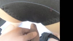 【個人撮影】出会い系車内生素股の子第一弾先っちょだけ挿入、そのままちょっと中出しマンコにぶっかけお掃除生ハメ