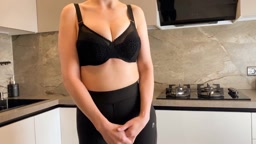 Stepmom Has Sex with Stepson when Dad's Away - Russian Amateur with Talking