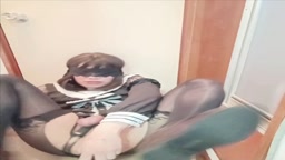 女装アナニー中に宅配きました