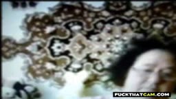 Old Russian Lady on Webcam! Amateur Video!