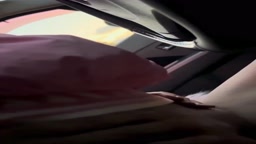 【黒ギャル】 車内 中出し