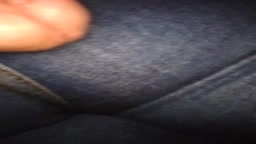 Cum on sexy ass on subway