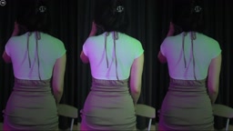 【配信】韓女　巨乳アピール