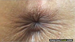 Winking Butthole Close-Up on Webcam
