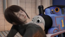 Thomas the Fuck Engine 3d cg