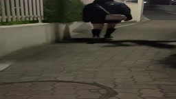 夜道　生脚❤️