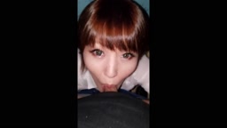 公園で野外フェラ顔射！