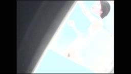 民家・垂れ巨乳ママ・風呂①