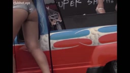 カーイベント 水着 ビキニダンス