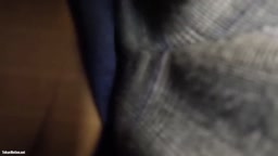 #48 ★4 ショートカット美*女の超柔らか尻に股間押し付け&揉みしだき