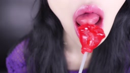 ASMR 女性がロリポップを舐める 15