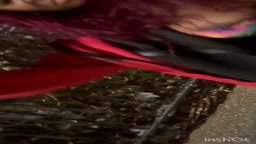 Black girl in street