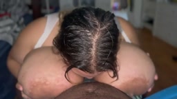 超爆乳のパイズリフェラ抜き