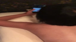 JDのSちゃん、バックからハメられながら彼氏と電話