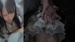 ［長時間48分窃触］清純派センターの公共玩具堕ち。王道窃触性的吐息漏れ