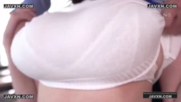 Japanese MILF With Perfect Tits At The Office