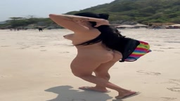 Pretty Woman on Beach