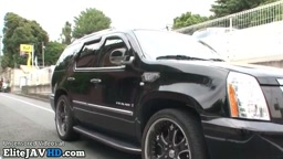 Japanese busty babe in uniform amazing threesome sex